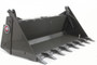 66" Wide Skid Steer 4 In 1 Combination Bucket With Teeth (Industrial Series)