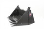 66" Wide Skid Steer 4 In 1 Combination Bucket With Teeth (Industrial Series)