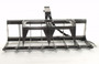 66" Wide Skid Steer Root Grapple Attachment Economy Series (Single Tine)