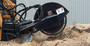 Skid Steer Stump Grinder Attachment Standard Flow (14-28 gpm) (Industrial Series)