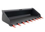 66" Wide Skid Steer Long Bottom Bucket With Teeth