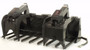 96" Wide Skid Steer Tine Grapple Bucket Attachment