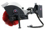 48" Wide Skid Steer Hydraulic Angle Broom Attachment With Poly Brushes Only