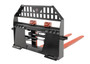 Skid Steer Pallet Fork Frame With 60" Long Tines Class III 8000 lbs Hydraulic Adjustable (Industrial Series)