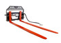 Skid Steer Pallet Fork Frame With 96" Long Tines Class III 8000 lbs Hydraulic Adjustable (Industrial Series)