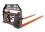 Skid Steer Pallet Fork Frame With 96" Long Tines Class III 8000 lbs Hydraulic Adjustable (Industrial Series)