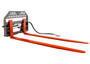 Skid Steer Pallet Fork Frame With 96" Long Tines Class III 8000 lbs Hydraulic Adjustable (Industrial Series)