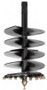 15" Dia Auger Bit HDC Style for Moderate Digging | 2.56" Round Collar