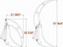 72" Wide Skid Steer Grapple Rake Attachment Industrial Series