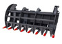72" Wide Skid Steer Grapple Rake Attachment Industrial Series