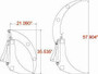 78" Wide Skid Steer Grapple Rake Attachment Industrial Series