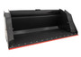72" Wide Skid Steer High Dump Bucket Attachment With Bolt on Edge