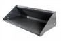 60" Wide Skid Steer Long Bottom Bucket With Bolt on Edge