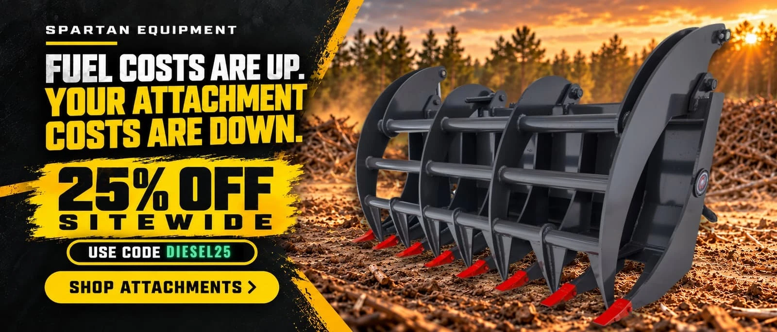 Spartan Equipment October Sale - 25% Off Sitewide with Code DIESEL25