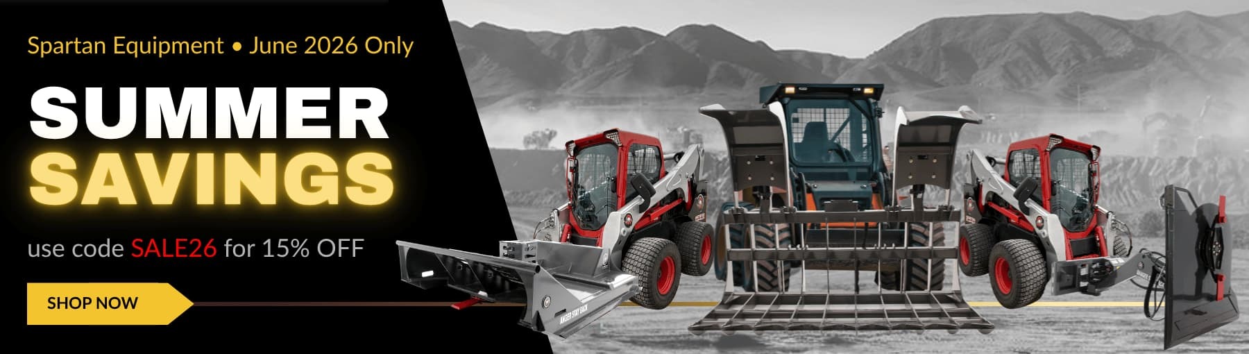 Spartan Equipment summer banner