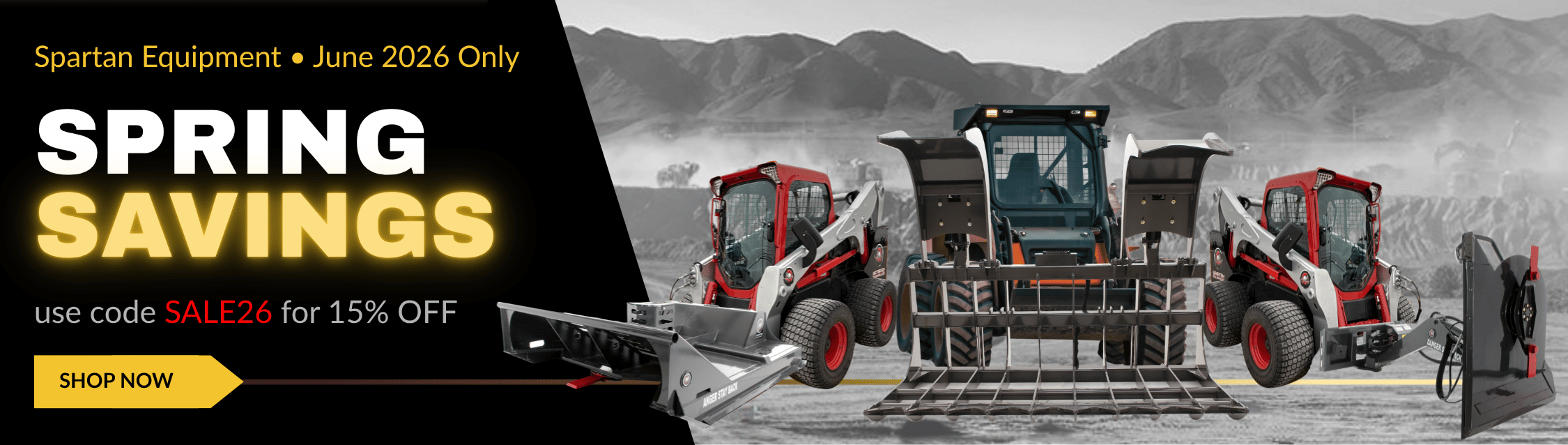 Spartan Equipment summer banner