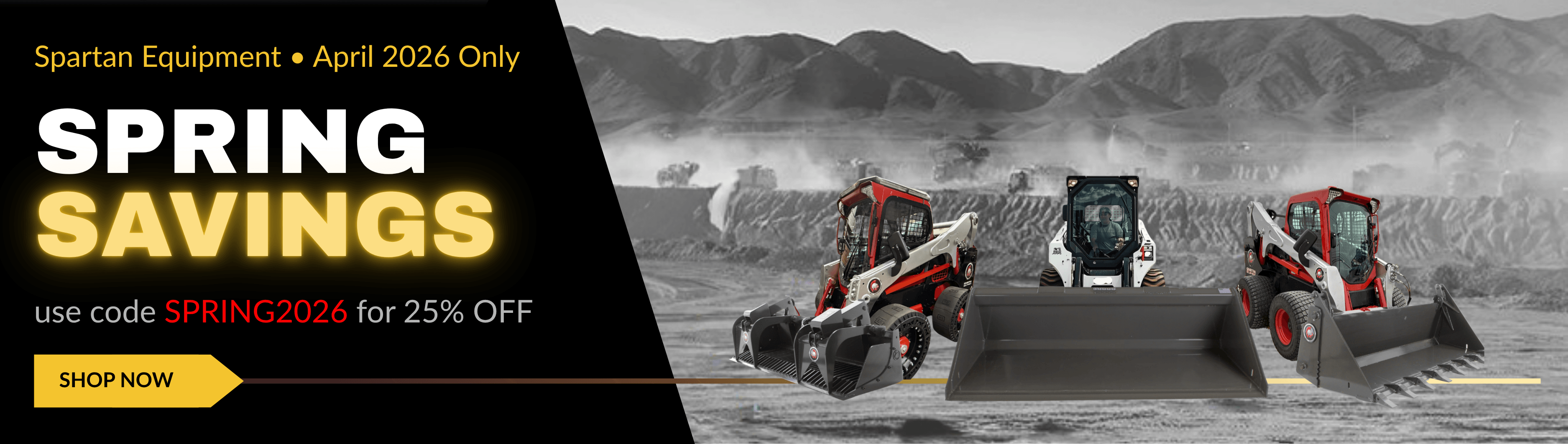Spartan Equipment spring banner