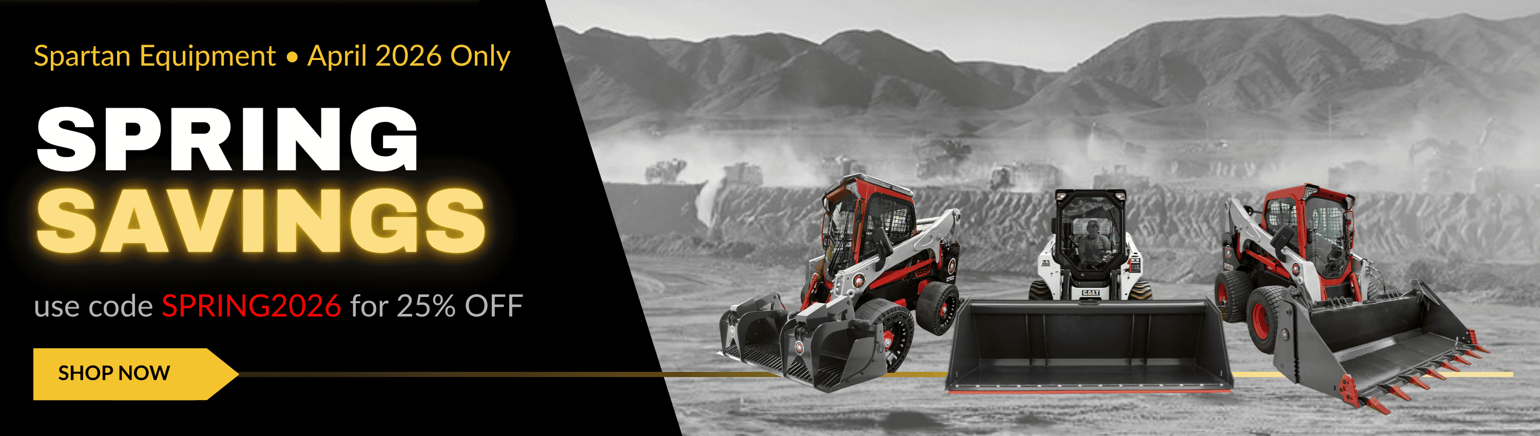 Spartan Equipment spring banner