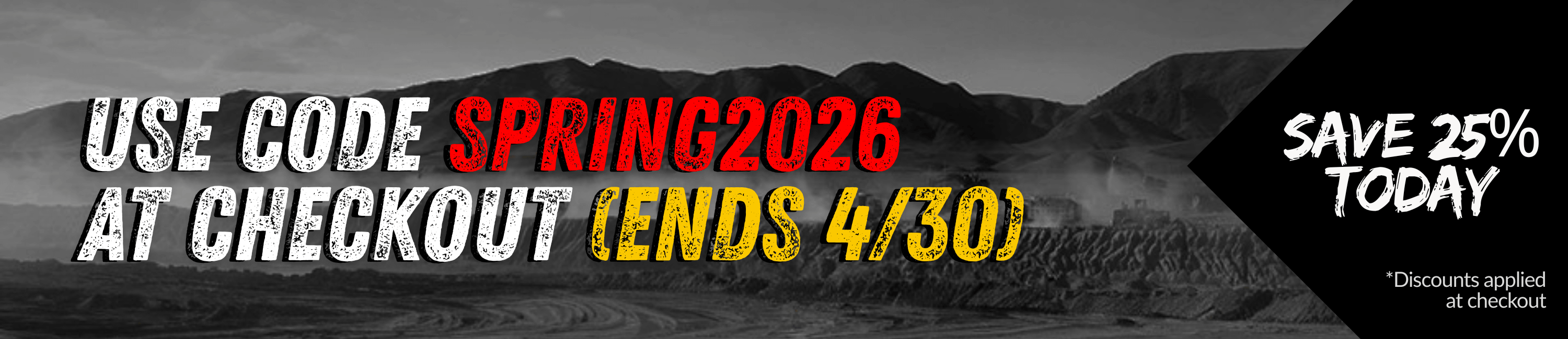 25% Off Site-wide Sale