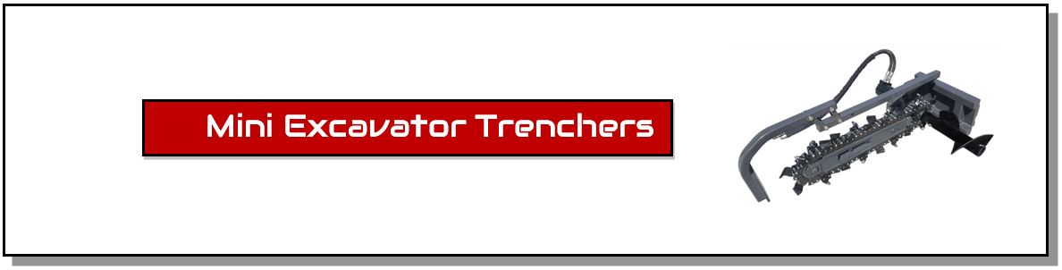 Mini Excavator Trencher