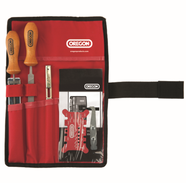 Active slide of Oregon Chain Sharpening File Kit