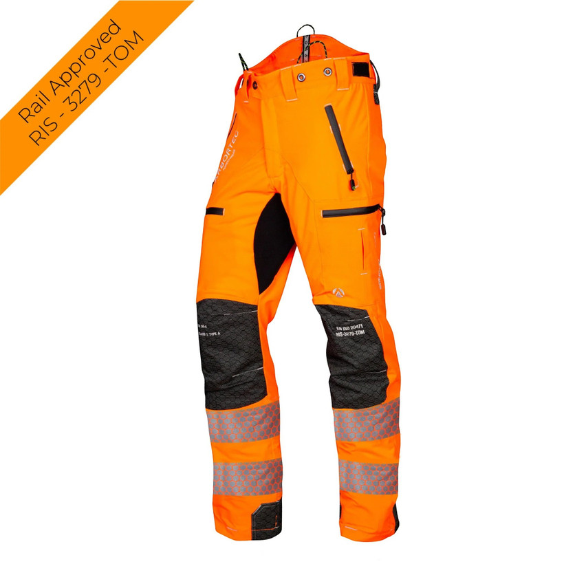 Arbortec Breatheflex Pro Type C Chainsaw Trousers Class 2 - Hi-Vis Orange