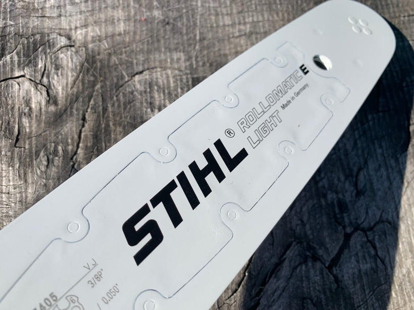 Active slide of Stihl Rollomatic E light Chainsaw Bar, 14 Inch, 3/8 Mini / Picco 0.043