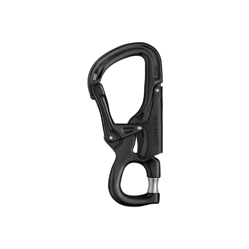 Petzl Eashook Open Snap Lock Carabiner - Black