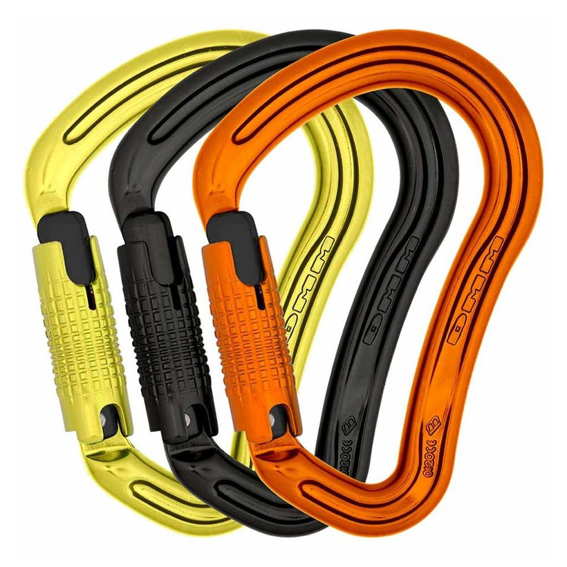 DMM Boa Locksafe 3 Way Carabiner - Multi-Pack