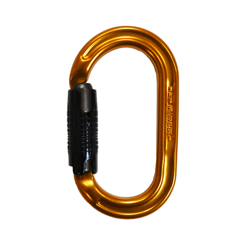 DMM Ultra O Locksafe 3 Way Carabiner - HB70 Gold