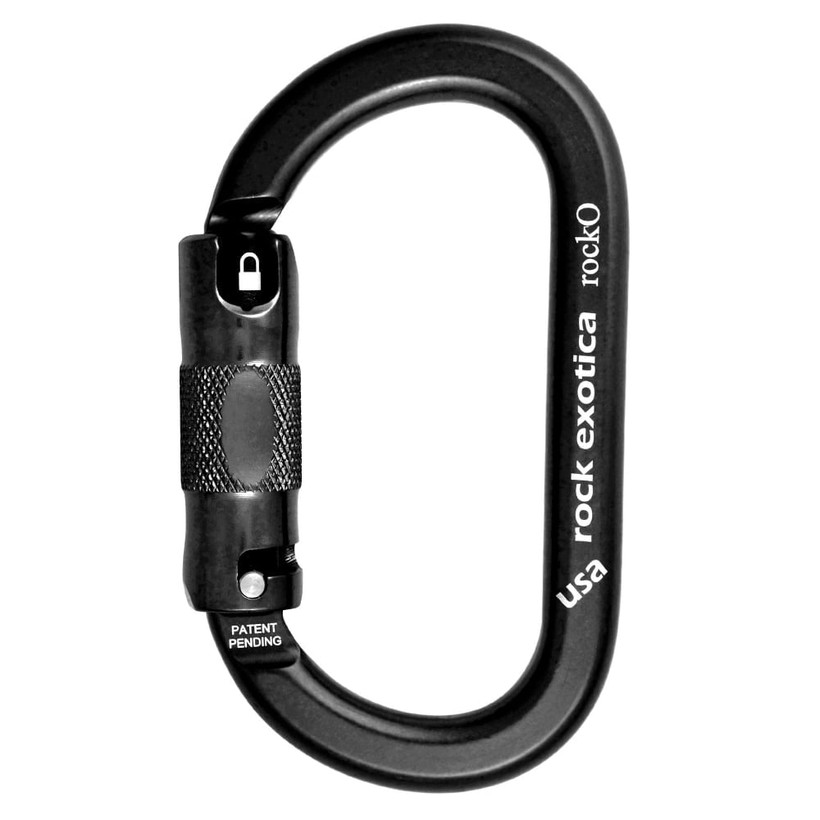 Rock Exotica RockO Autolock 3 Way Carabiner - Black