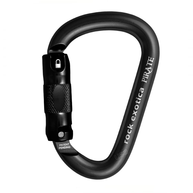 Rock Exotica Pirate AutoLock 3 Way Carabiner - Black