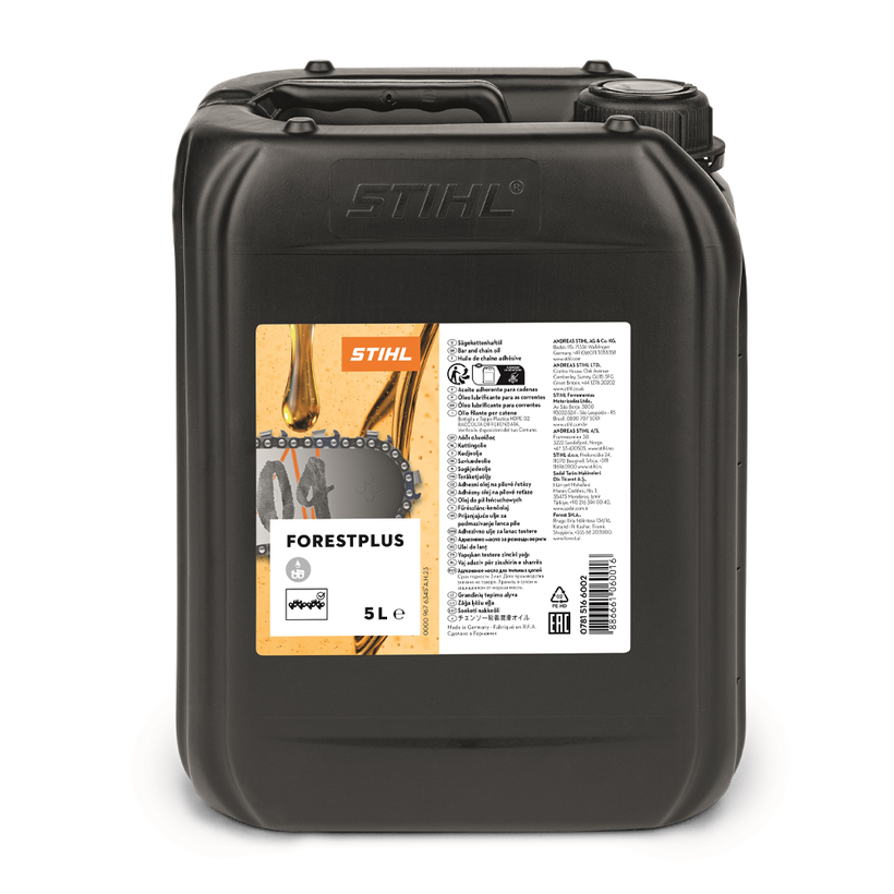 Active slide of Stihl ForestPlus Chain Oil 5 Litre