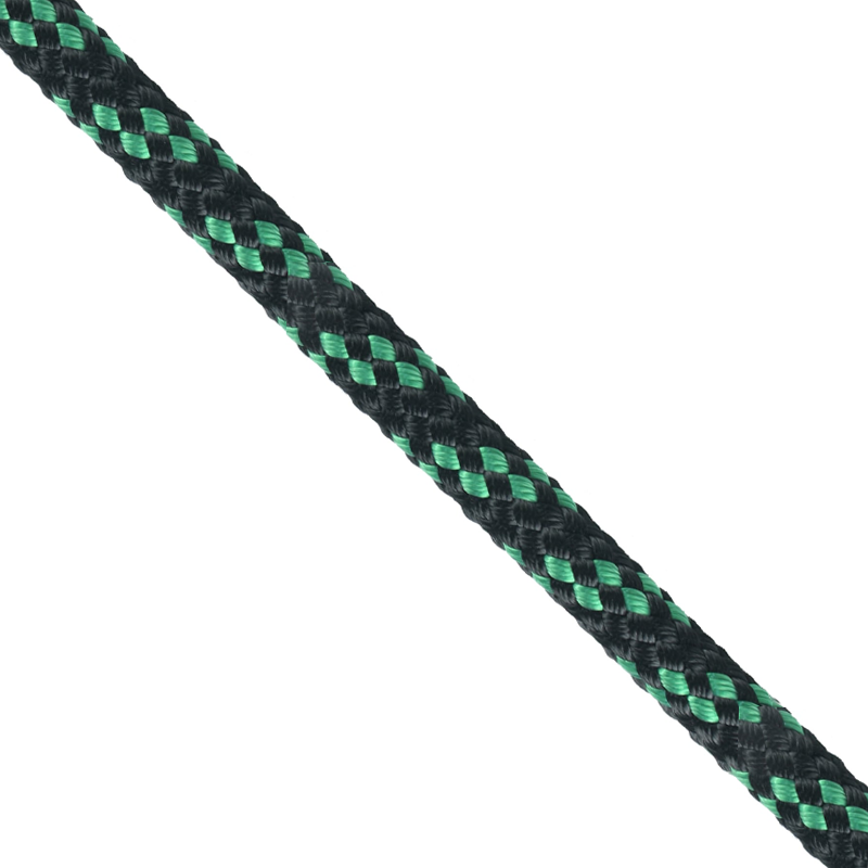 Teufelberger Sirius 8mm Accessory Cord Black/Green - Per Metre