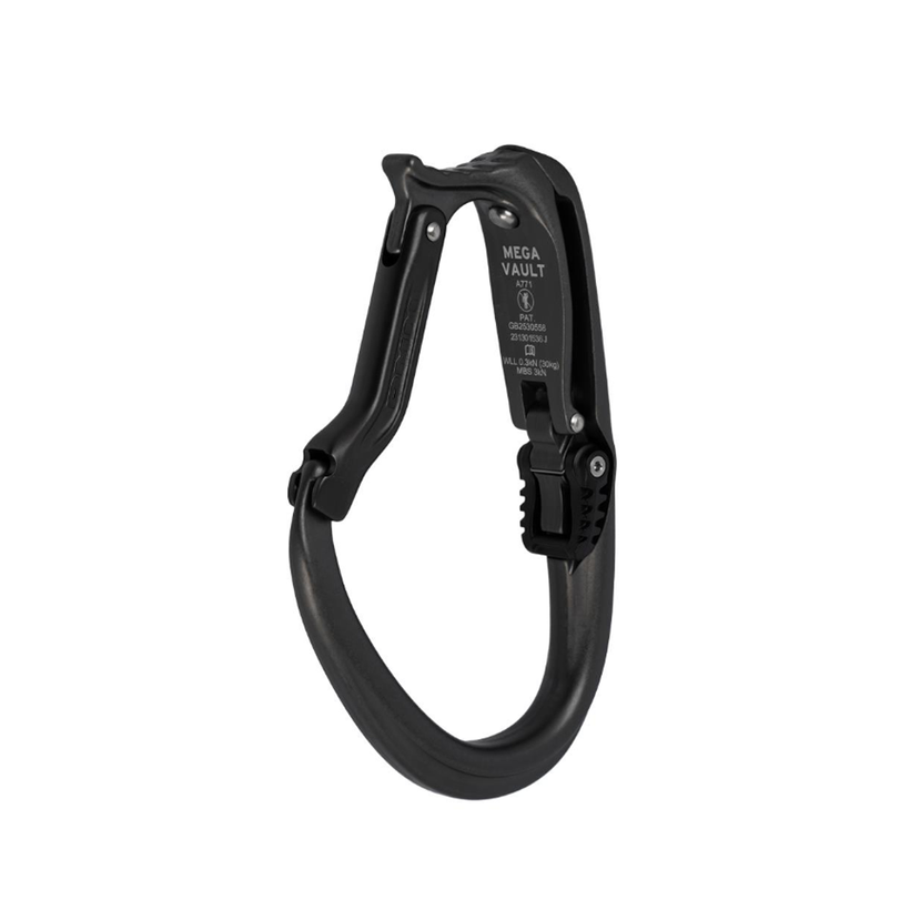 Active slide of DMM Mega Vault Tool Clip - Matt Grey