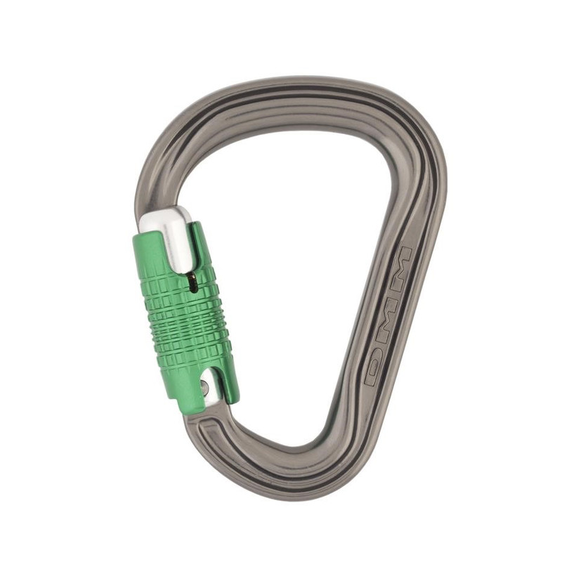 DMM Phantom HMS Locksafe 3 Way Carabiner - Titanium/Green