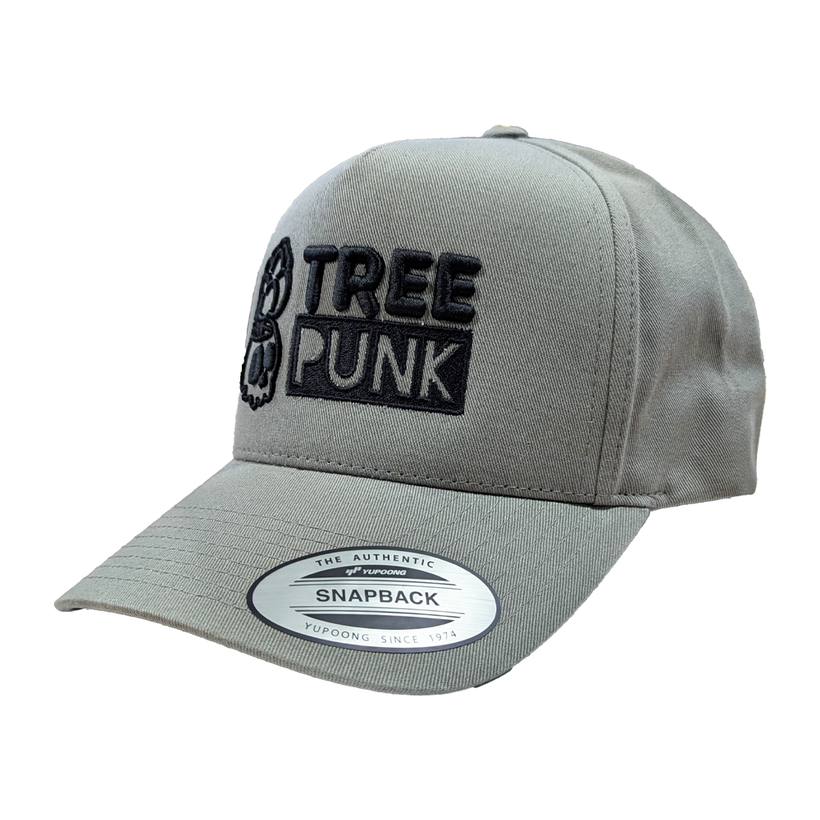 Tree Punk Grey Adjustable Flexfit Cap