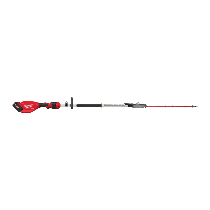 Active slide of Milwaukee M18 FUEL™ extended pole hedge trimmer 216 cm