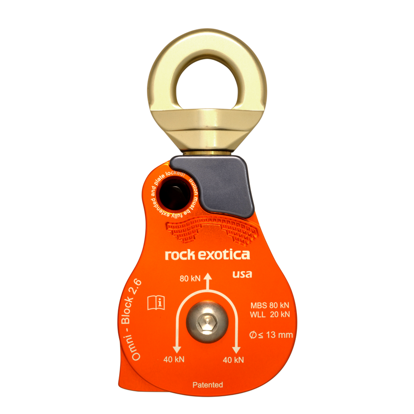 Rock Exotica 13mm Omni Block 2.6 Single Pulley