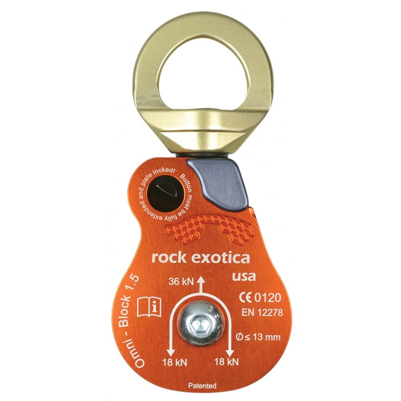 Rock Exotica 13mm Omni Block 1.5 Single Pulley