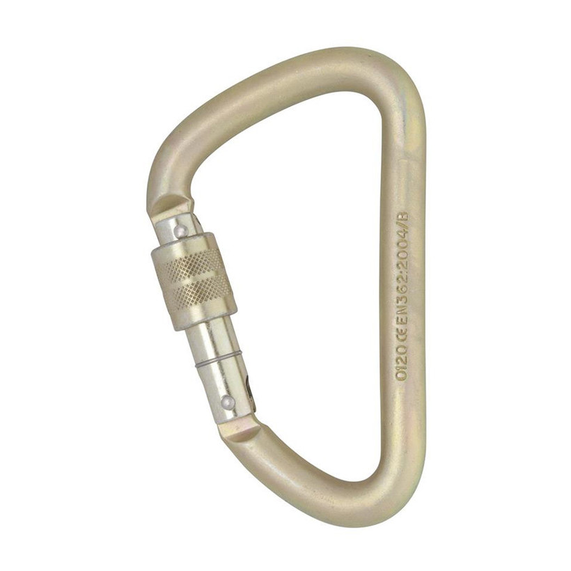 Active slide of DMM Klettersteig Steel Screwgate Carabiner