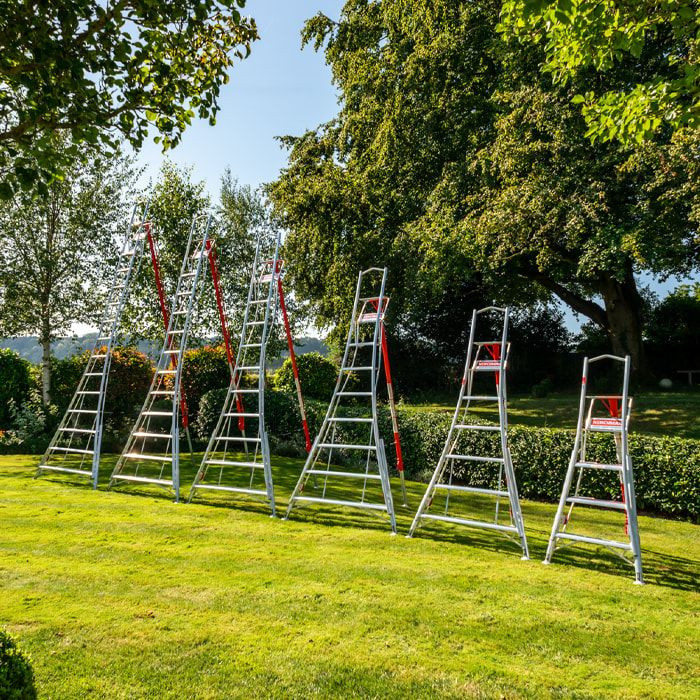 Active slide of Henchman PRO Fully Adjustable Tripod Ladder