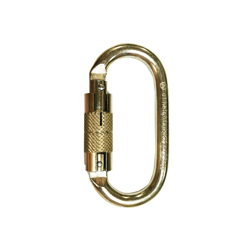 At Height K10 Steel 3 Way Oval Carabiner