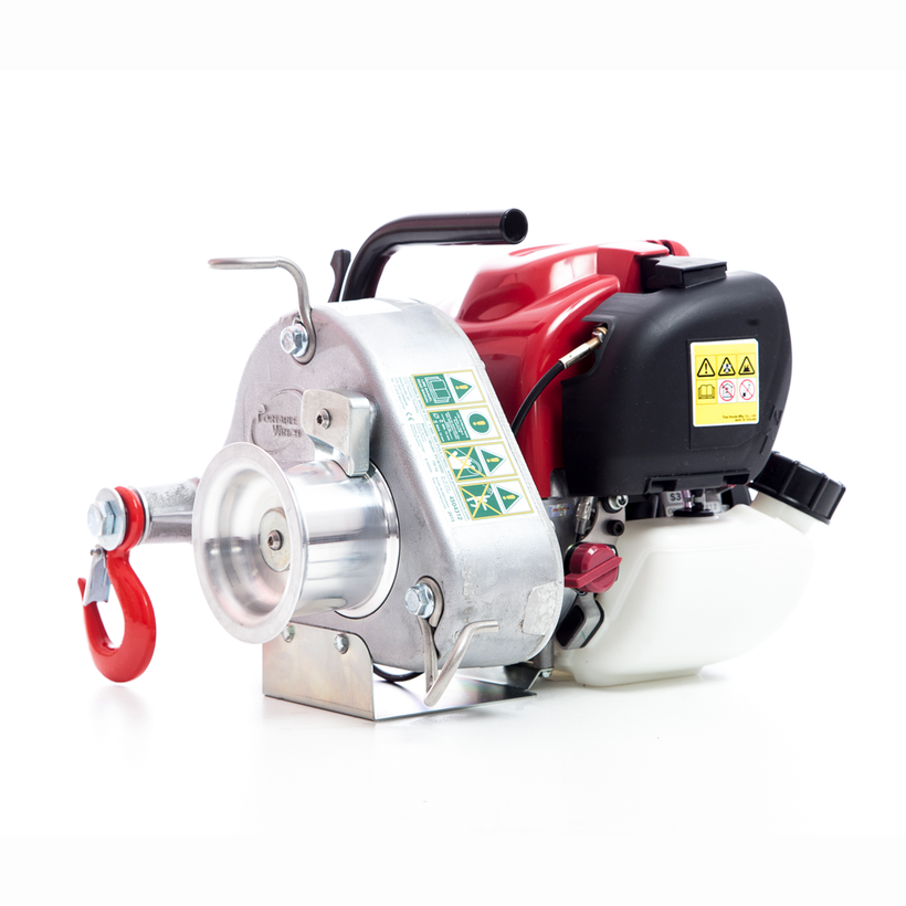 PCW3000 Portable Winch Petrol Winch - 700kg Pull Force (Honda GX-35 Engine)