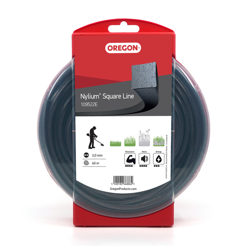 Active slide of Oregon Square Nylium Strimmer Line 3.0mm x 40m