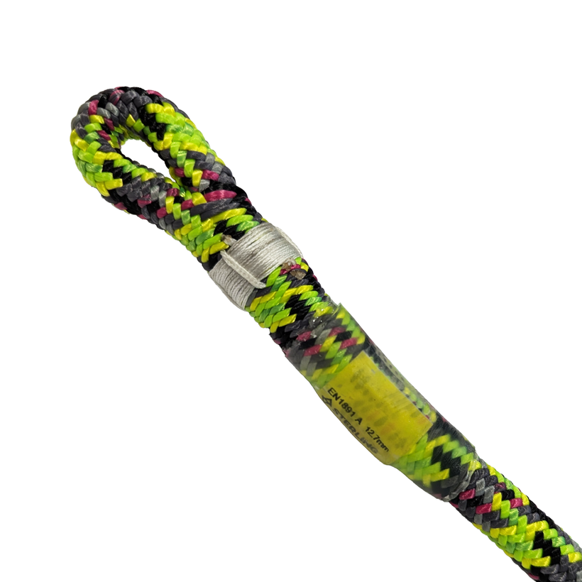Sterling Big-Ups Lime/Grey 12.7mm Climbing Rope - 1 Splice