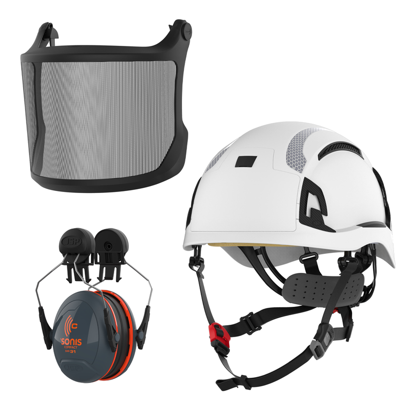 JSP EVO ALTA Dualswitch CR2 Safety Helmet Combo - 31SNR
