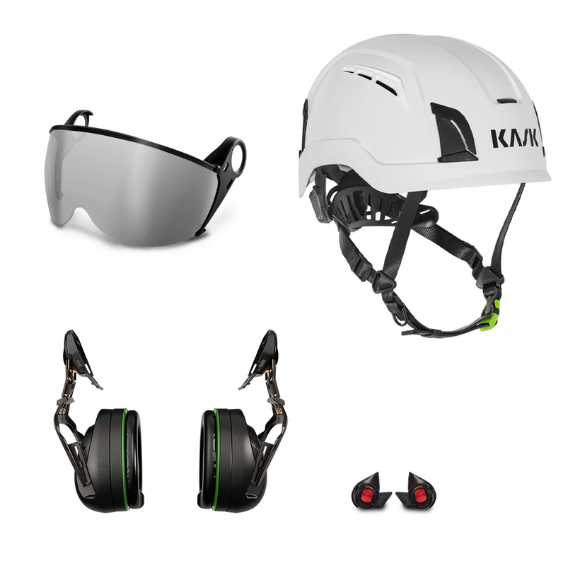 Kask Zenith X PL Pilot Silver Visor Helmet Combination - 31SNR