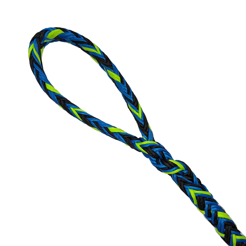 Sterling Streaked Hollow Braid 5/8" - 15.9mm Rigging Rope  - 1 Splice