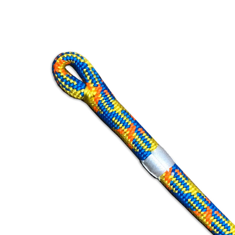 Teufelberger drenaLINE Blue/Yellow/Orange 11.8mm Access / Climbing Rope - 1 spLIFE
